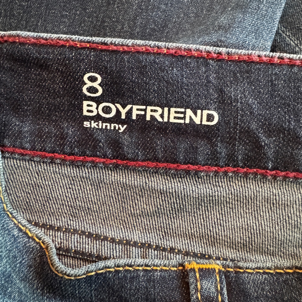 Women’s Boyfriend Skinny Jeans Liz Claiborne Size 8 New - Picture 6 of 8